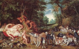 Nymphs, Satyrs, and Dogs